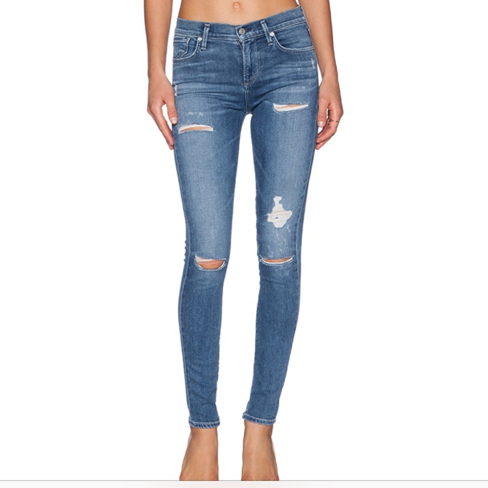 A Gold E Sophie High Rise Skinny in Cannes